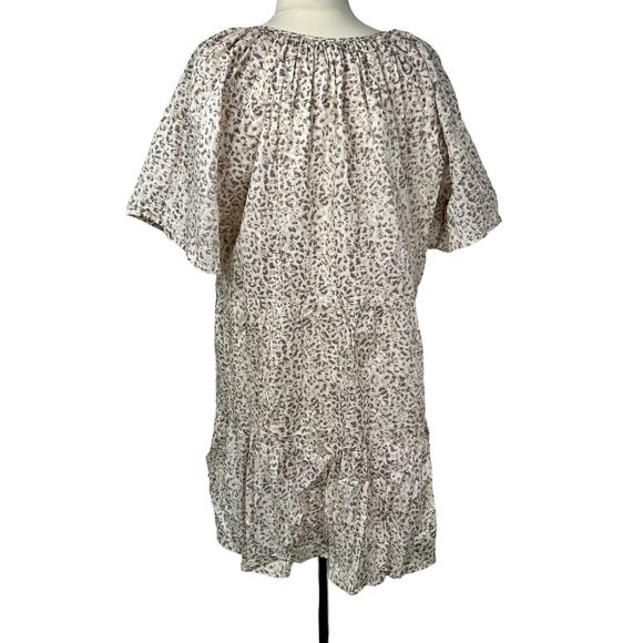 Rails Size XL Cotton Mini Clarissa Dress Watercolor Cheetah - Picture 3 of 16